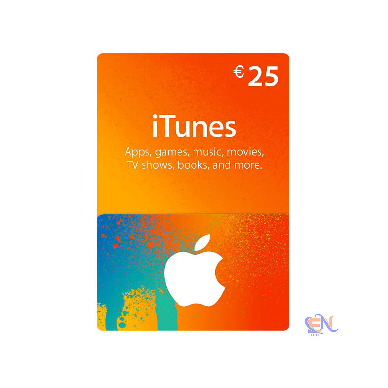 Carte App Store & iTunes 25 Euro disponible au Niger