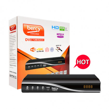 TNT BERCY-CONCORDE Haute qualité DVB-T2+S2