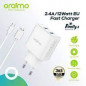 Chargeur 2 ports USB Oraimo OCW-E63D Chargeur 2 ports USB Oraimo OCW-E63D