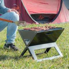 Mini barbecue portable et pliable