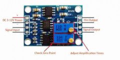 Module AD620 d'amplificateur de signal de haute précision