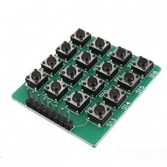 Clavier Arduino 16 boutons poussoirs matrice 4×4