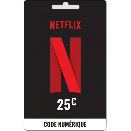 Carte  25 Euro Netflix
