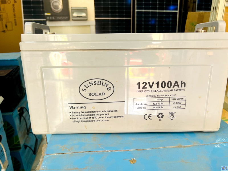 Batterie Gel 12V - 100 Ah | Sunshine Solar