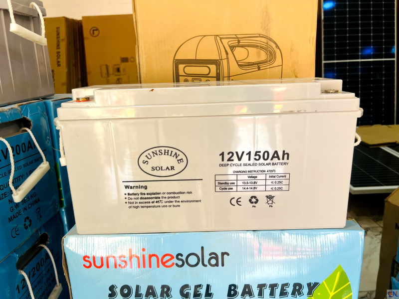 Batterie Gel 12V - 150 Ah | Sunshine Solar