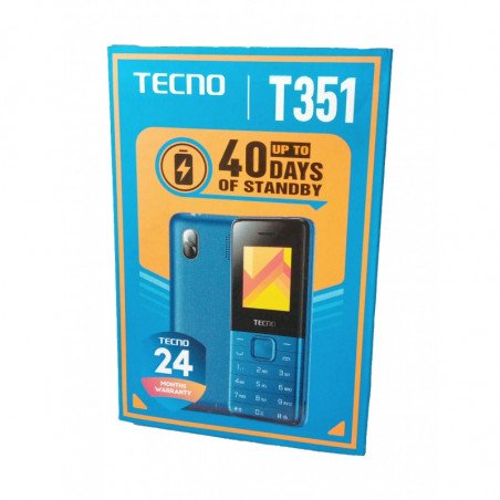 Tecno T351 (1,77'') - 0,08M PHOTO-  4 Mo Stockage -  4 Mo RAM