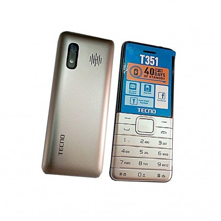 Tecno T351 (1,77'') - 0,08M PHOTO-  4 Mo Stockage -  4 Mo RAM