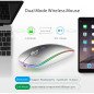 Souris sans Fil Bluetooth, Rechargeable Portable