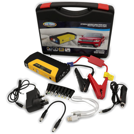 bloc d'alimentation mobile d'urgence pour voiture