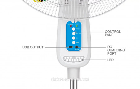 Ventilateur électrique rechargeable LONTOR (CTL-CF021RU-C)