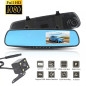 Véhicule Blackbox DVR Full HD 1080P 4,3 pouces rétroviseur de voiture Véhicule Blackbox DVR Full HD 1080P 4,3 pouces rétroviseur de voiture
