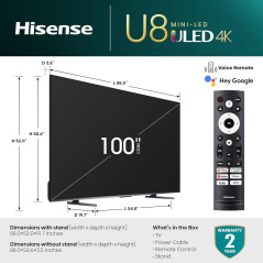Téléviseur intelligent Hisense 100 pouces pas cher au Niger  - Electroniger