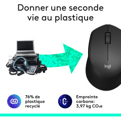 Logitech M330 Silent Plus Souris Sans Fil - Electroniger
