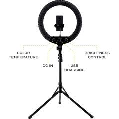 Ring Light 18 pouces, disponible.