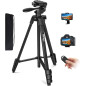 GRIFEMA Trepied Smartphone Pied Appareil Photo Pliable