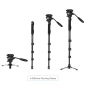 Monopode WT-395 pro a base fluide