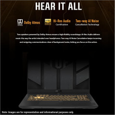 ASUS Ordinateur portable TUF Gaming F17  disponible.