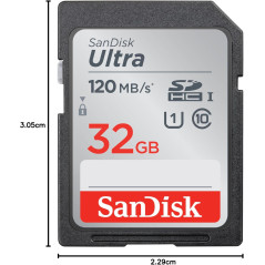 SanDisk Ultra 32GB Carte sur Electroniger.