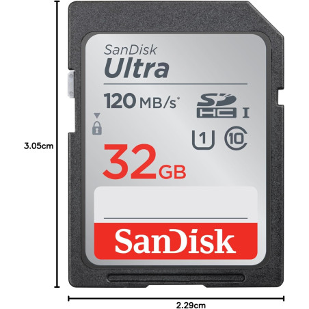 SanDisk Ultra 32GB Carte sur Electroniger.