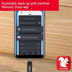 Clé USB C SanDisk Ultra Dual Drive Go - 128 Go Flash Drive disponible.