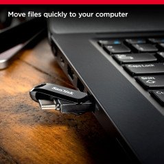 Clé USB C SanDisk Ultra Dual Drive Go - 128 Go Flash Drive disponible.