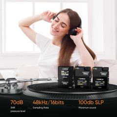 COMICA Microphone sans Fil 2