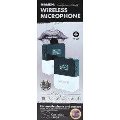 Mamen uhf wireless microphone - kt-w1(1 to 2) - Electroniger