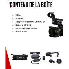 Canon XA60 - Camera 4K- Electroniger