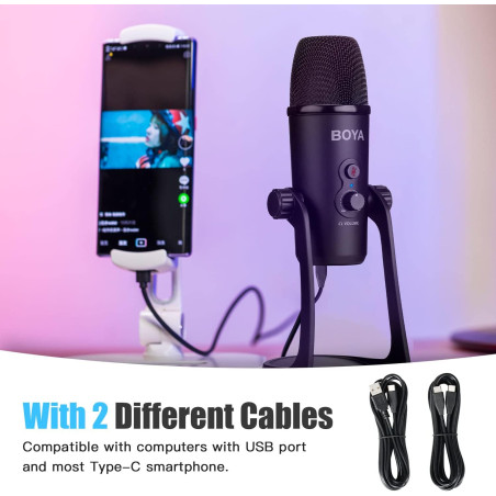 BOYA Microphone USB de Bureau