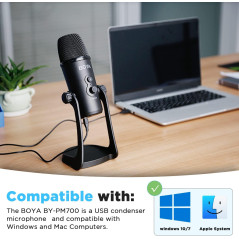 BOYA Microphone USB de Bureau - Electroniger
