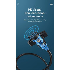 Hoco L14 - Microphone Électret disponible.