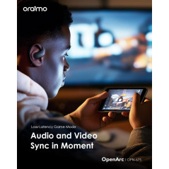 Écouteurs sans fil Oraimo OpenArc OPN-675 disponible.