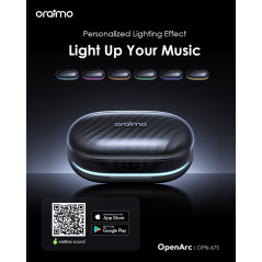 Écouteurs sans fil Oraimo OpenArc OPN-675 disponible.
