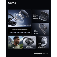 Écouteurs sans fil Oraimo OpenArc OPN-675 disponible.