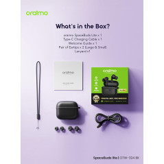 Écouteurs sans fil ORAIMO TWS SpaceBuds disponible.
