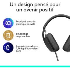casque audio sans fil Logitech Zone Vibe 100 - Electroniger