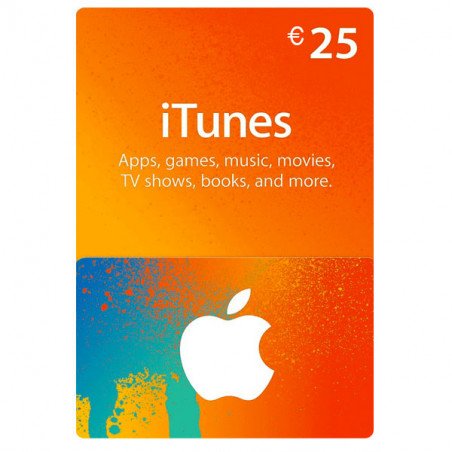 Carte App Store & iTunes 25 Euro disponible au Niger