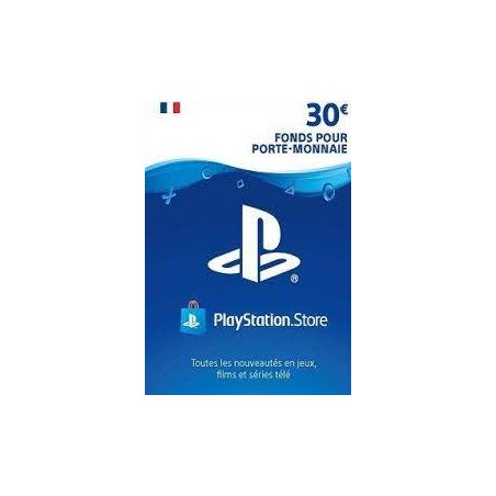 Acheter carte PSN Playstation network 30 euros pas cher - Electroniger
