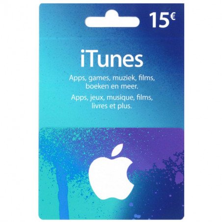 Carte App Store & iTunes 15 Euro disponible au Niger