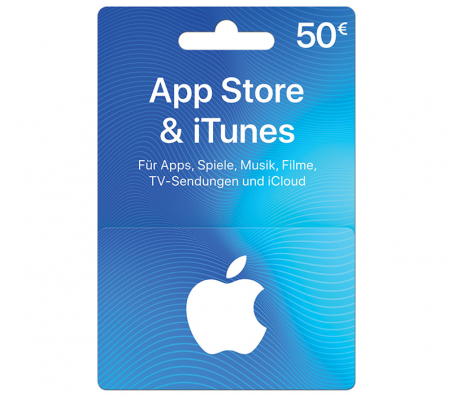 Carte App Store & iTunes 50 Euro disponible au Niger